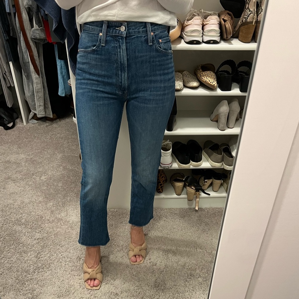 MOTHER HIGH WAISTED RIDER SKIMP SZ26 EUC